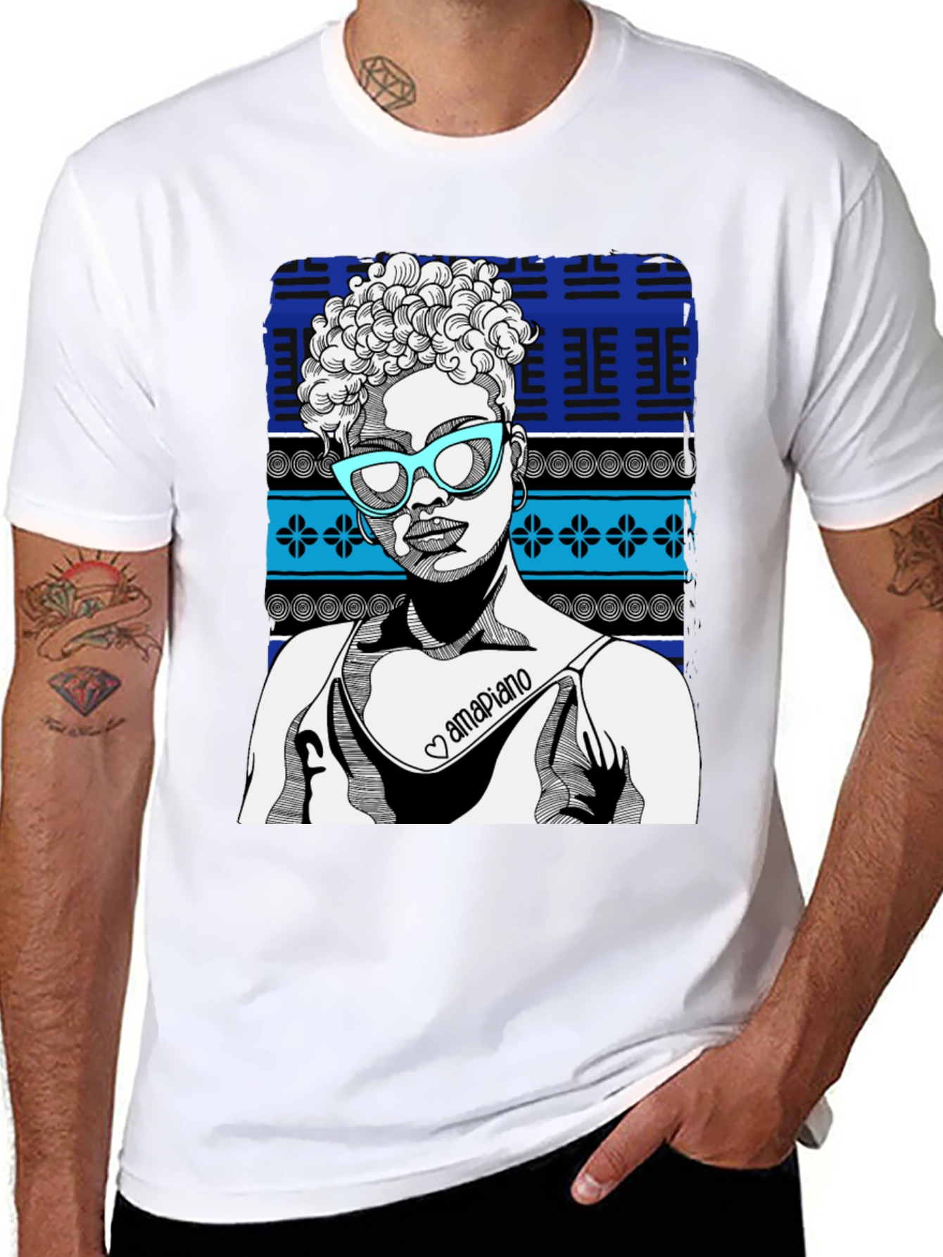 Amapiano Graphic Tee - Stylish Music Inspired Apparel