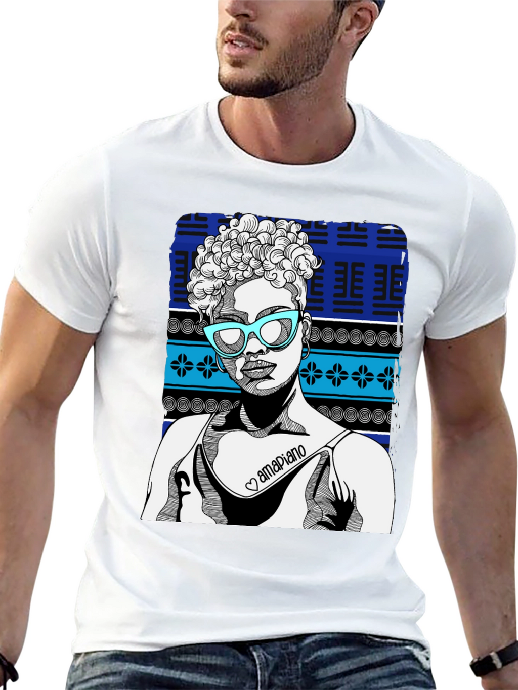 Amapiano Graphic Tee - Stylish Music Inspired Apparel