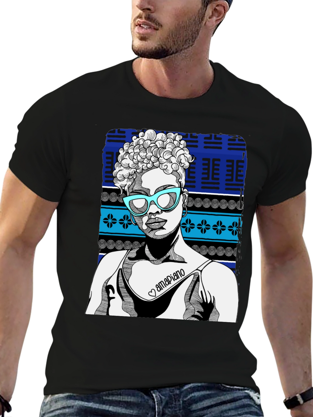 Amapiano Graphic Tee - Stylish Music Inspired Apparel
