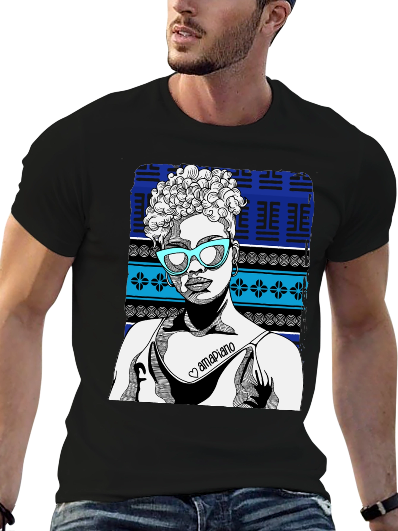 Amapiano Graphic Tee - Stylish Music Inspired Apparel