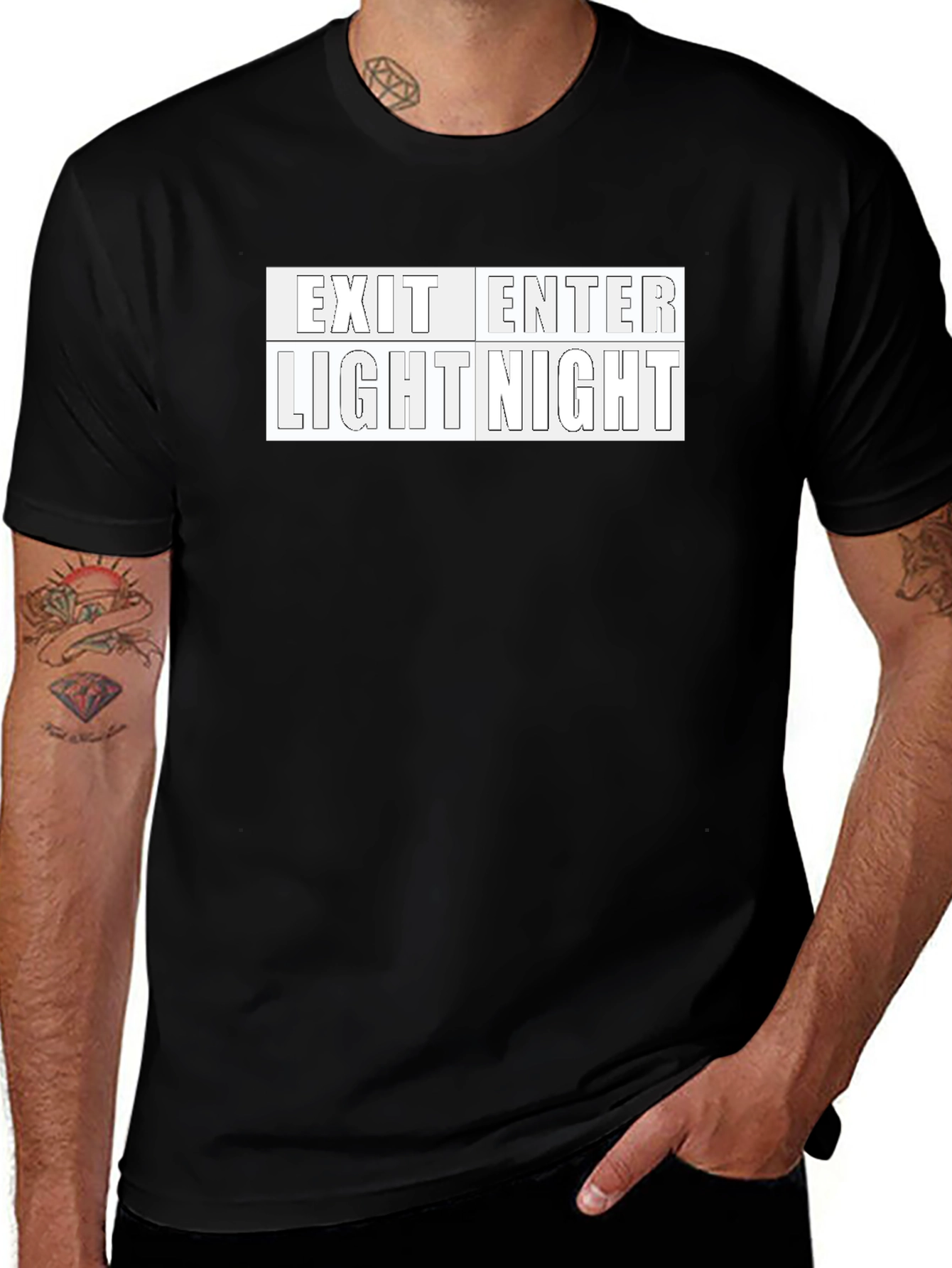 Exit Light Enter Night Graphic Tee