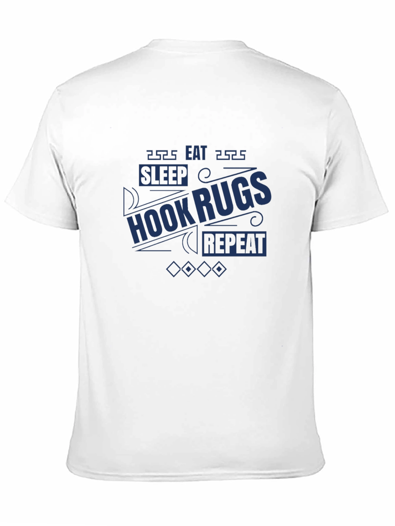 Hook Rugs T-Shirt: Sleep Eat Repeat!