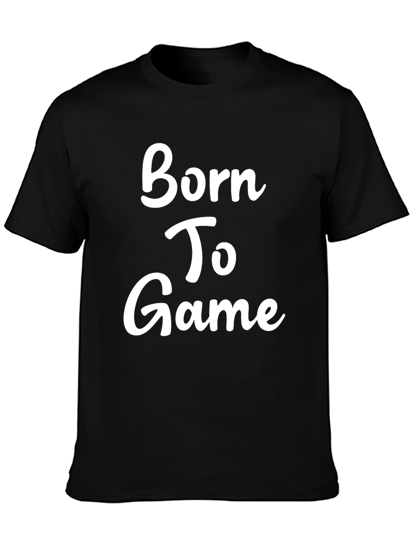 Born To Game Black T-Shirt - Gamer Apparel