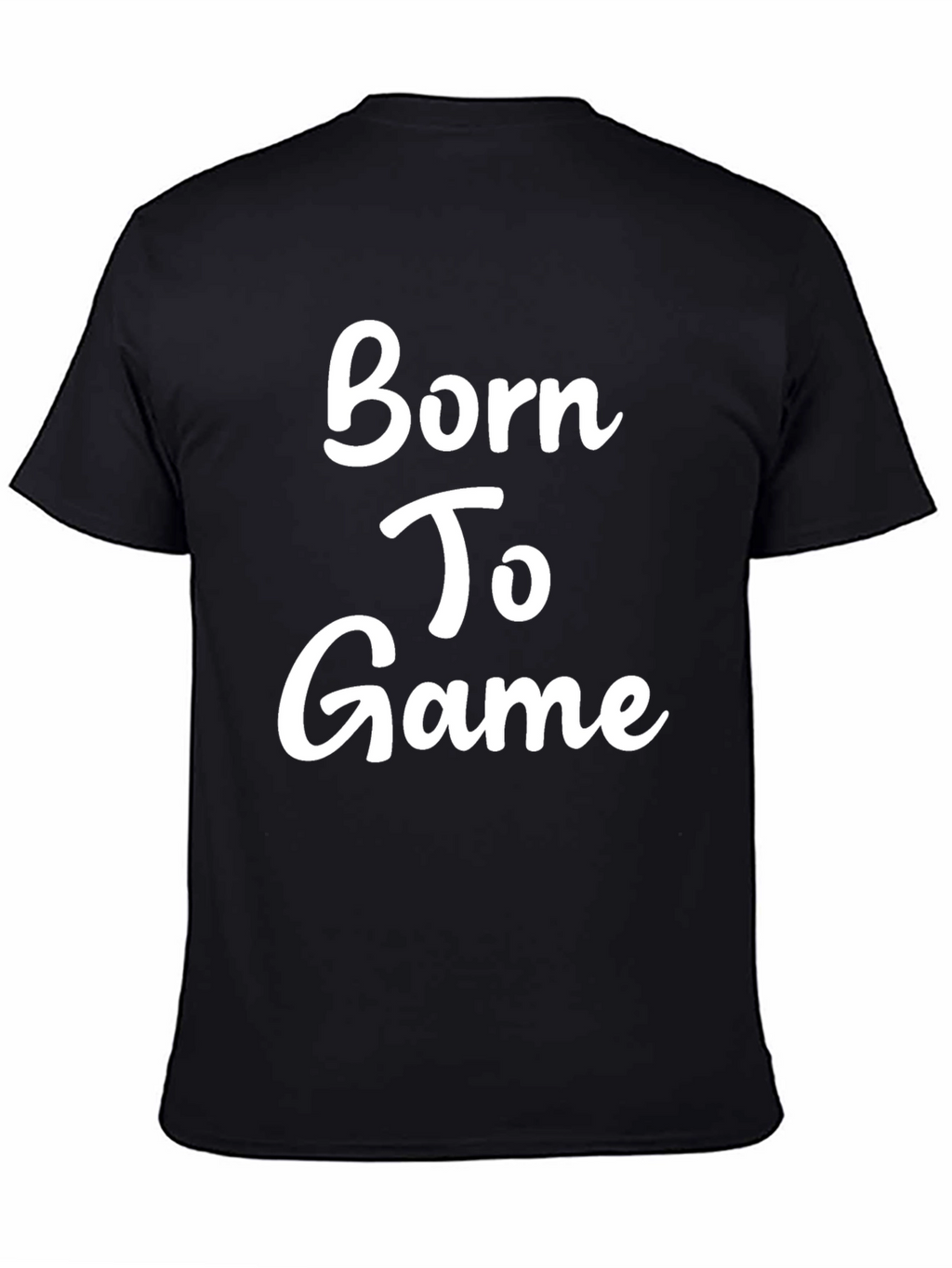 Born To Game Black T-Shirt - Gamer Apparel