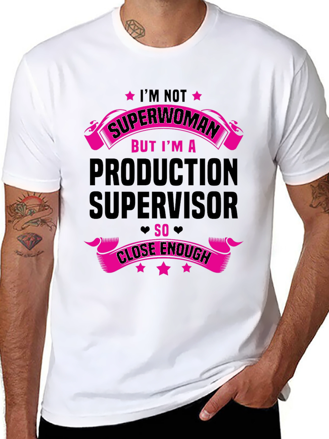 Production Supervisor T-Shirt Funny Gift