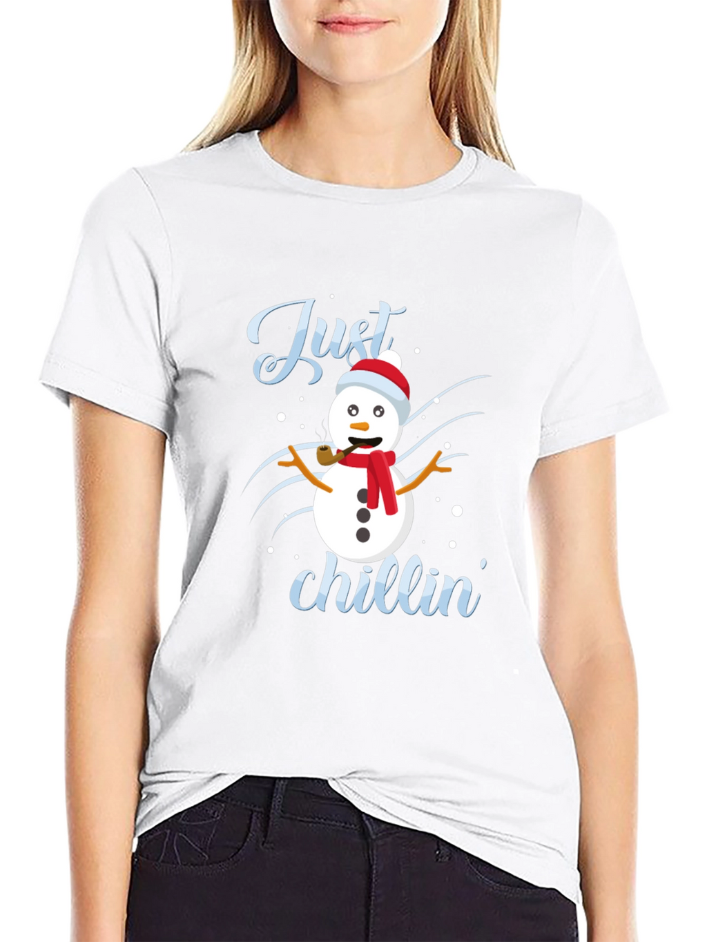 Just Chillin Snowman Graphic Tee