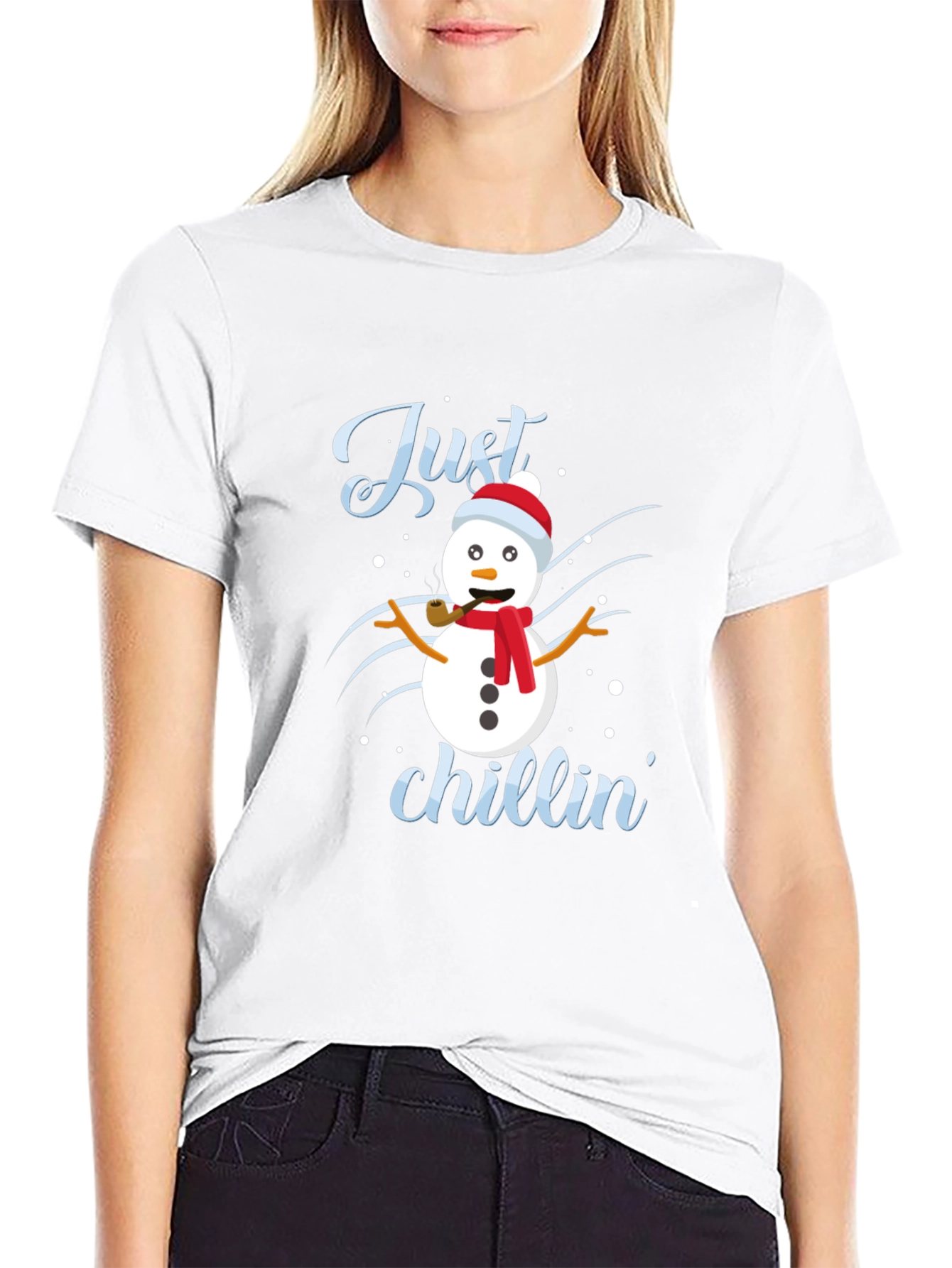 Just Chillin Snowman Graphic Tee