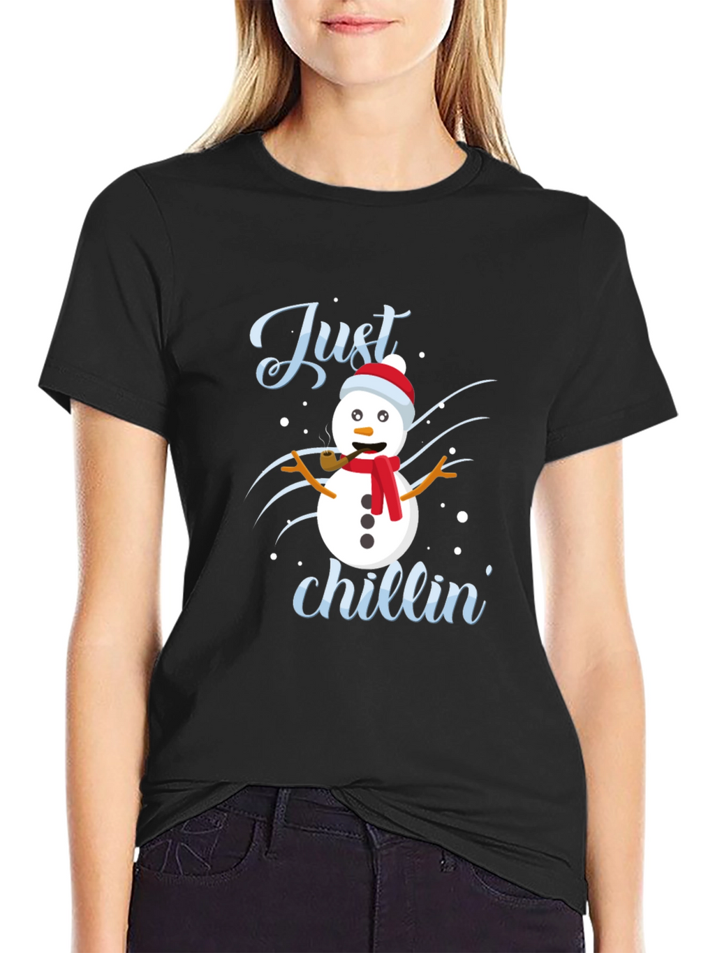 Just Chillin Snowman Graphic Tee