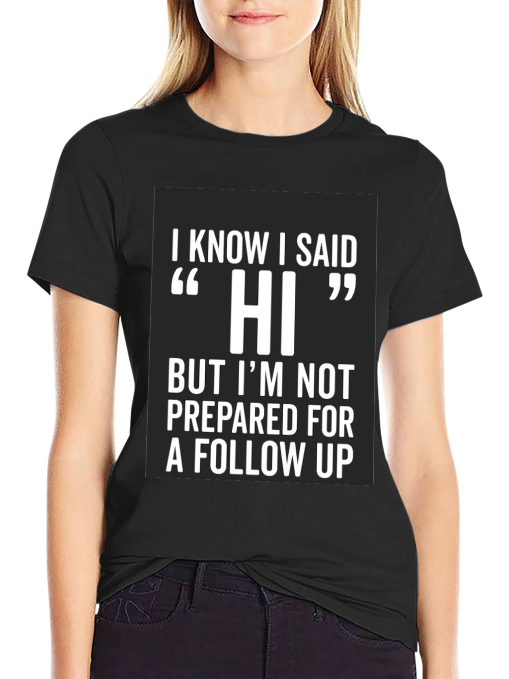 Funny Hi Introvert T-Shirt