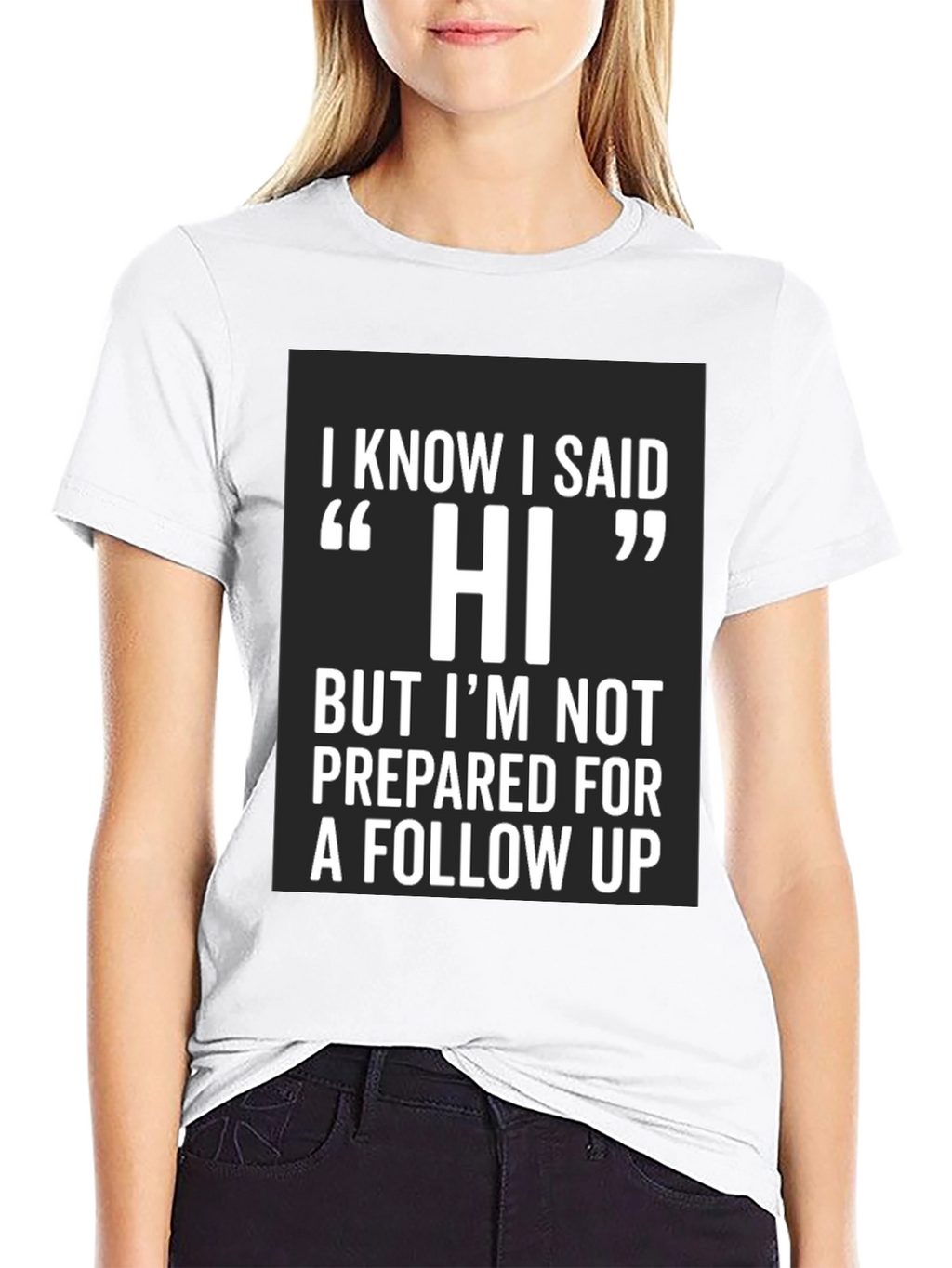 Funny Hi Introvert T-Shirt