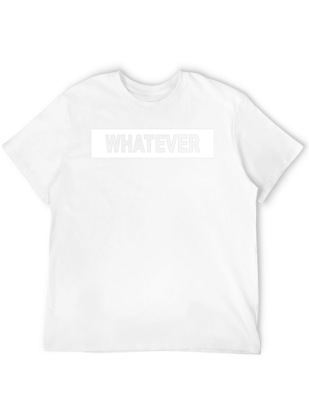 Whatever Graphic Tee - Casual Black T-Shirt