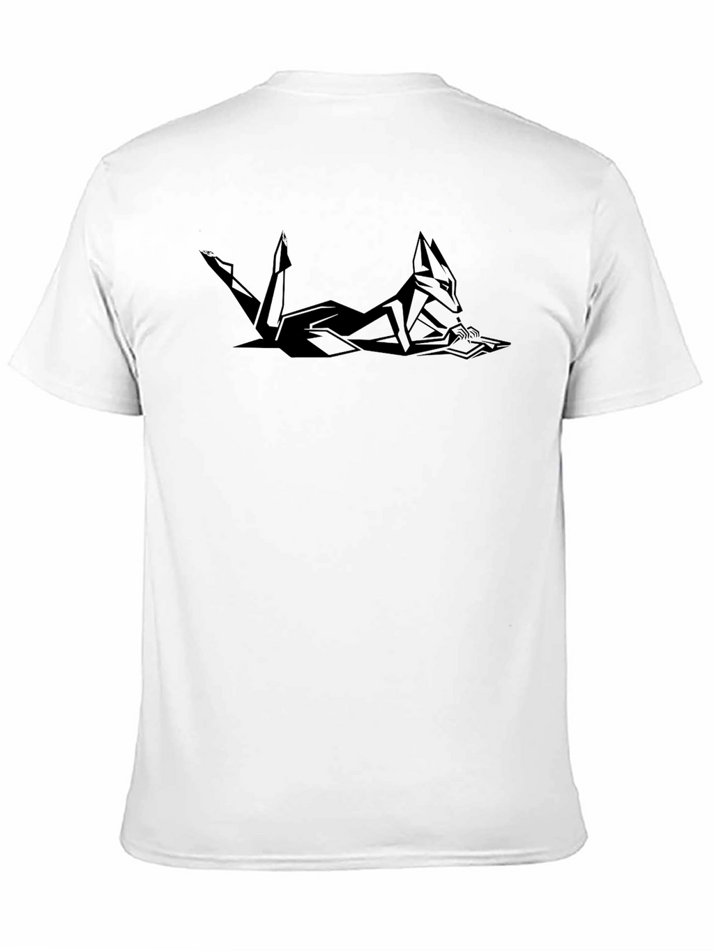 Geometric Jackal T-Shirt - Modern Minimalist Design