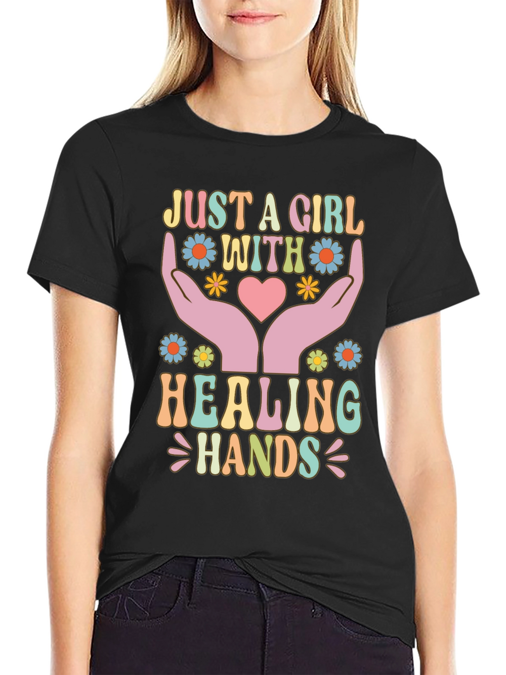 Just A Girl With Healing Hands T-Shirt