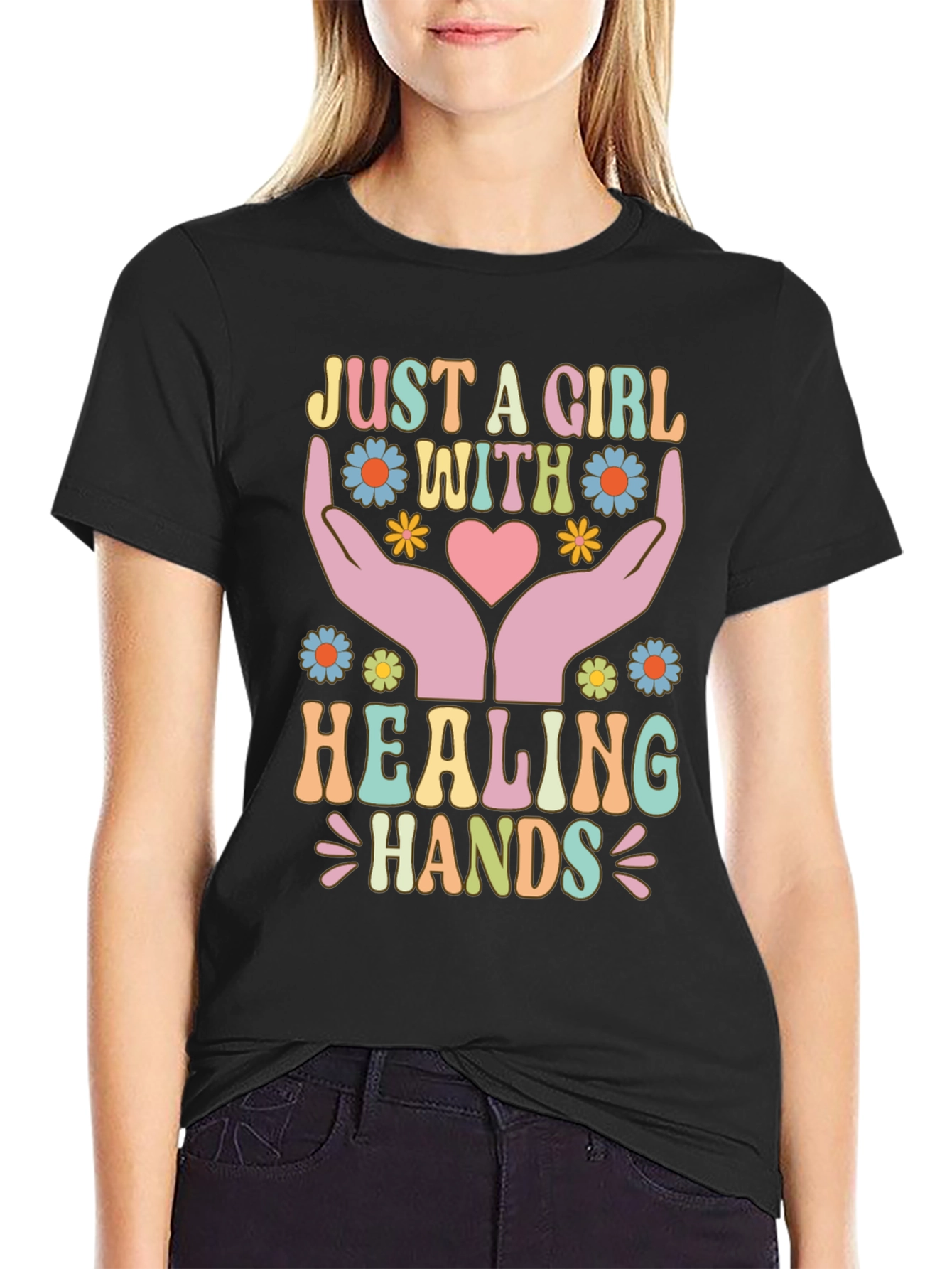 Just A Girl With Healing Hands T-Shirt