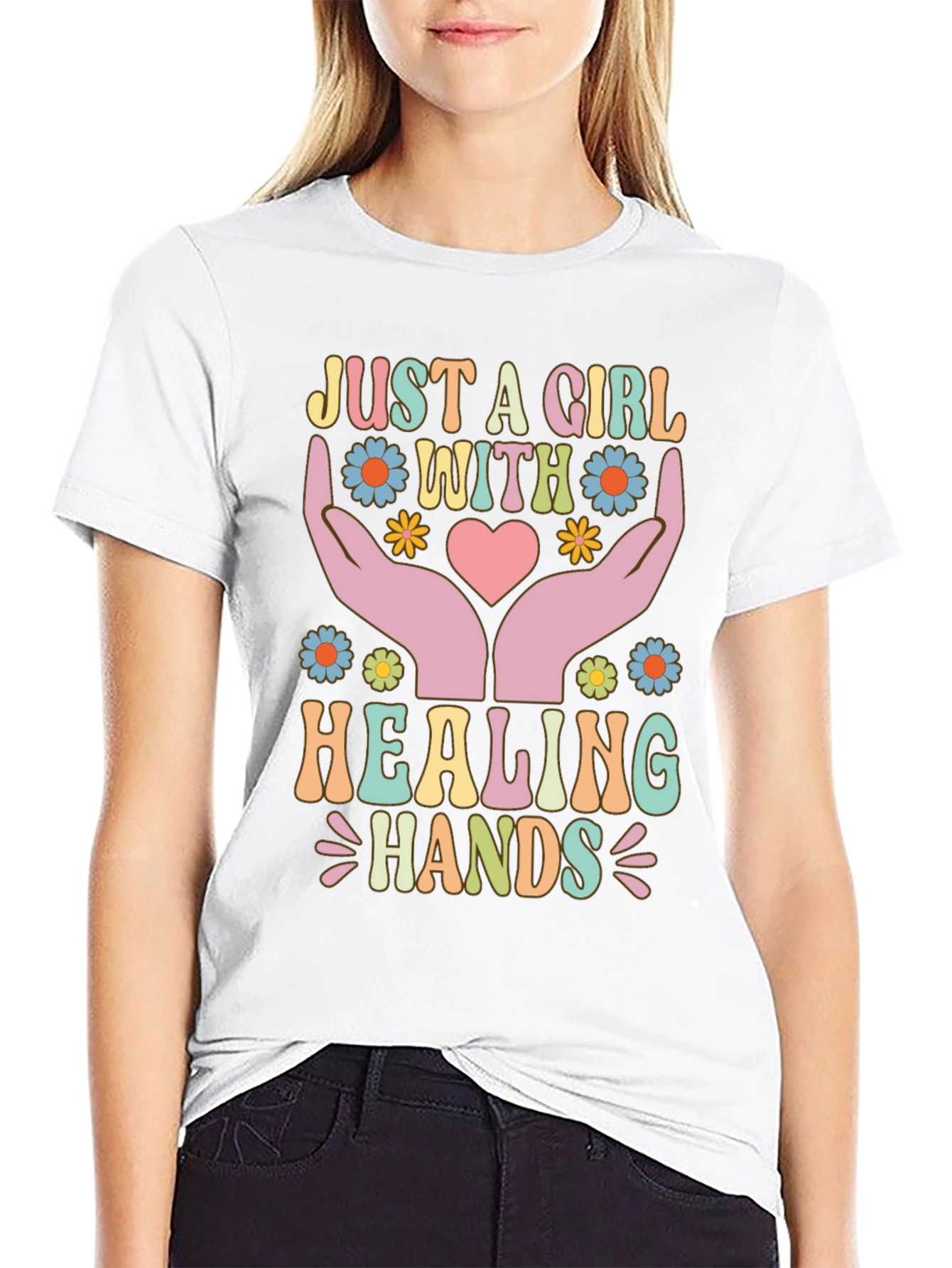 Just A Girl With Healing Hands T-Shirt