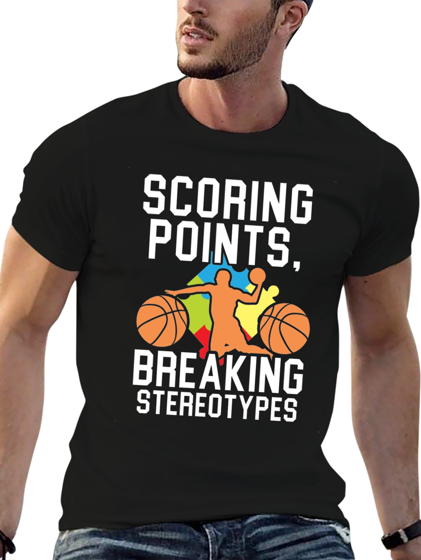 Autism Awareness Basketball T-Shirt