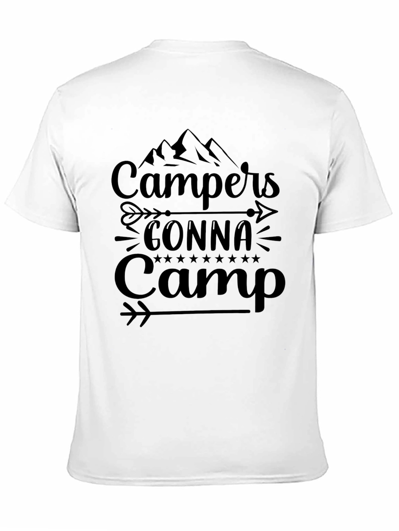 Campers Gonna Camp Black T-Shirt