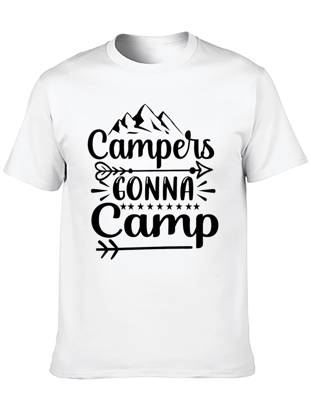 Campers Gonna Camp Black T-Shirt