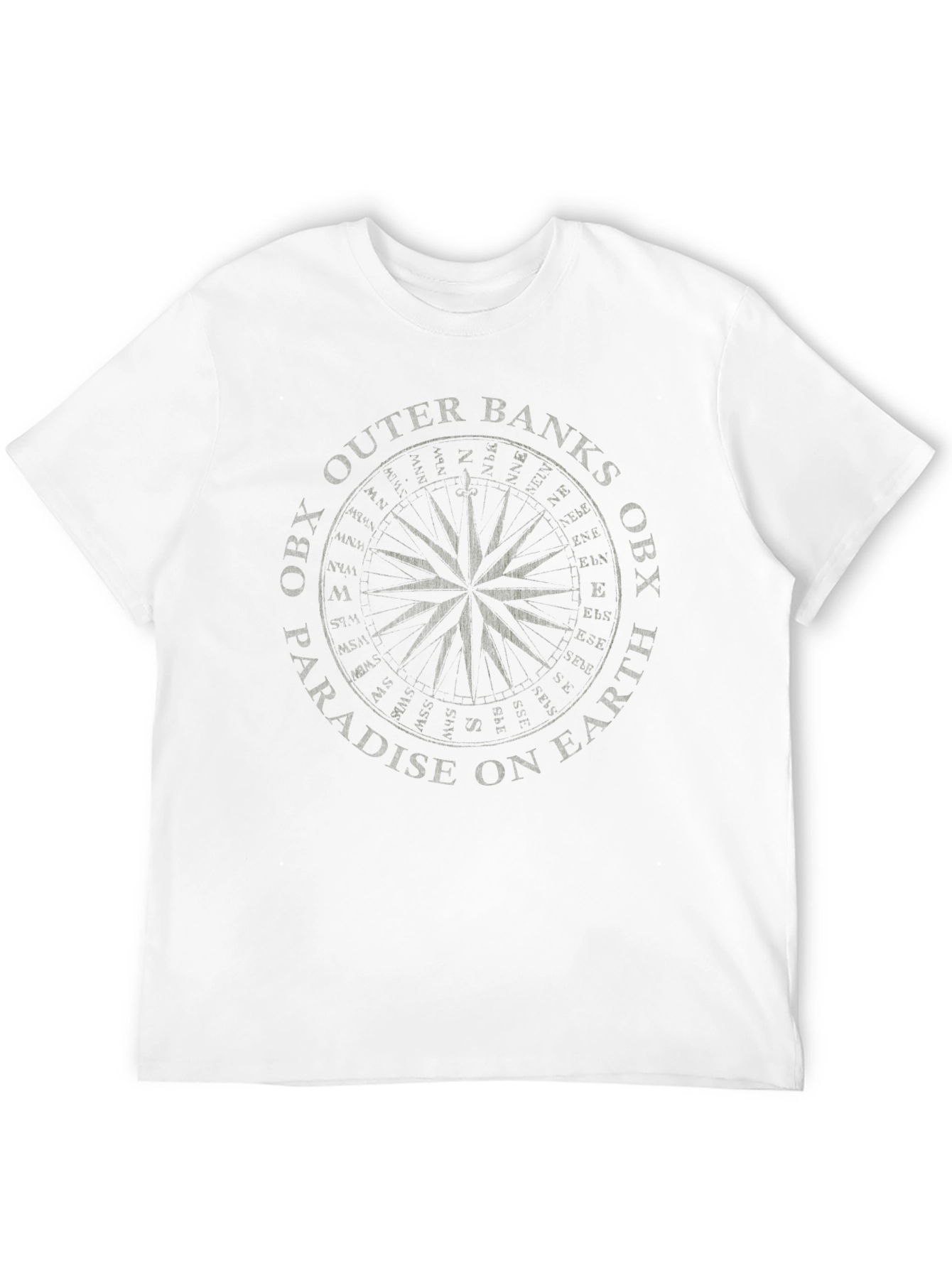 Outer Banks OBX Paradise Compass Graphic T-Shirt