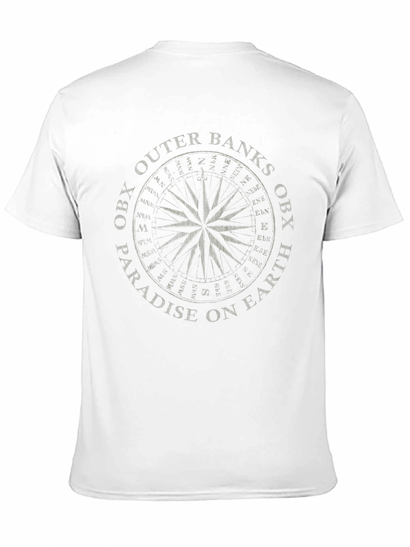 Outer Banks OBX Paradise Compass Graphic T-Shirt