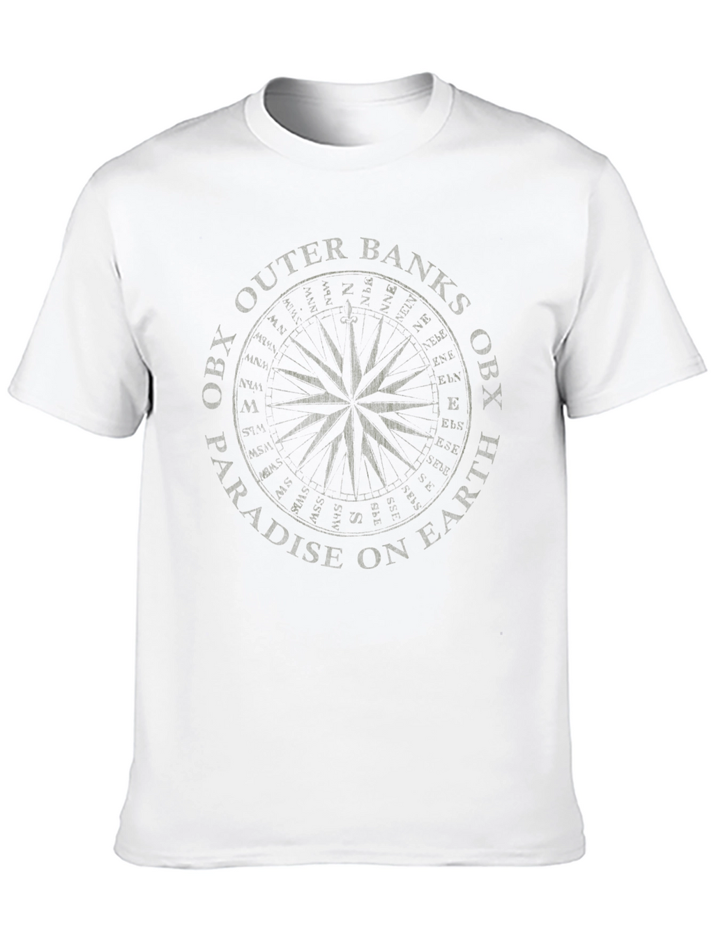 Outer Banks OBX Paradise Compass Graphic T-Shirt