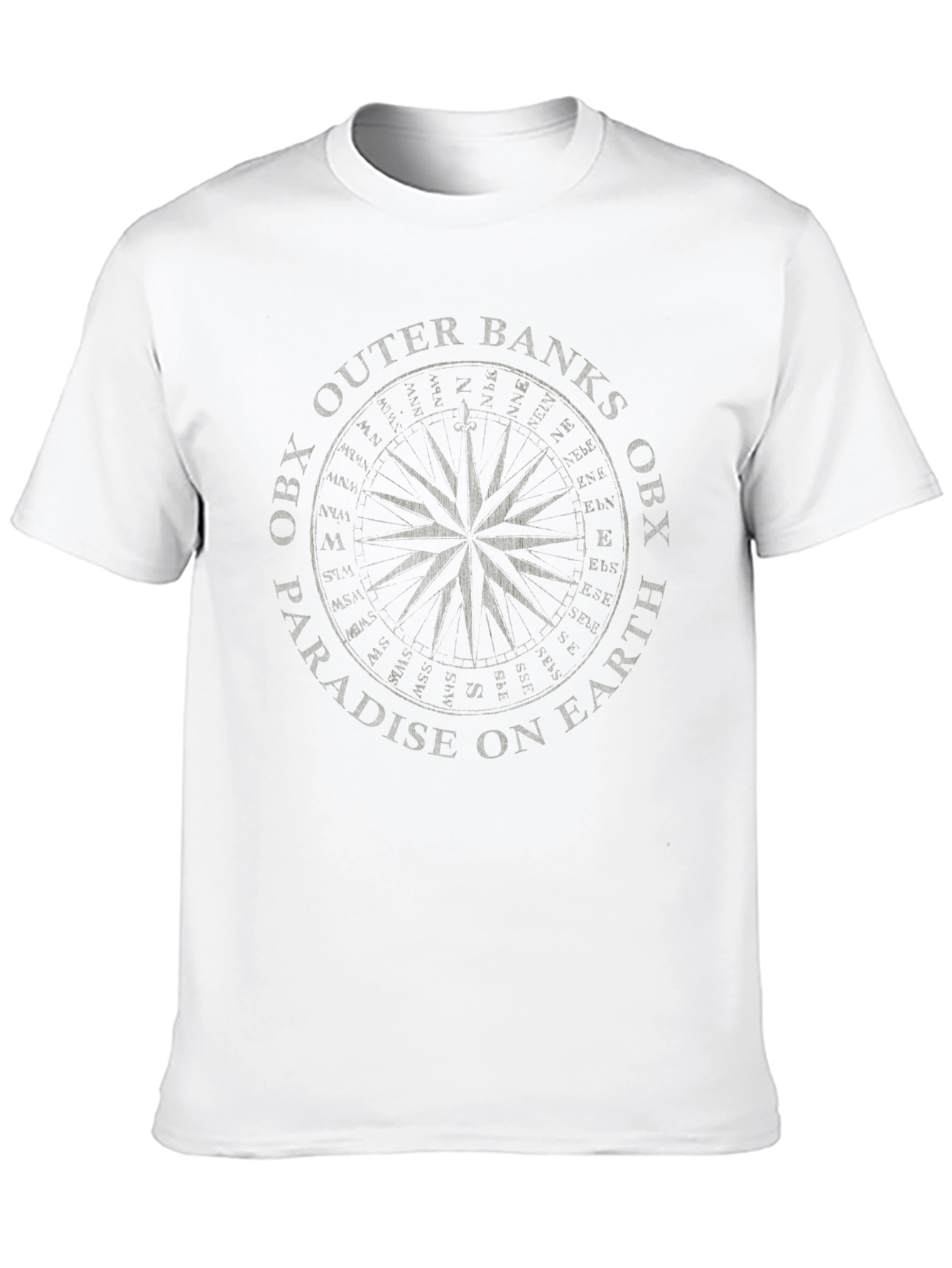 Outer Banks OBX Paradise Compass Graphic T-Shirt