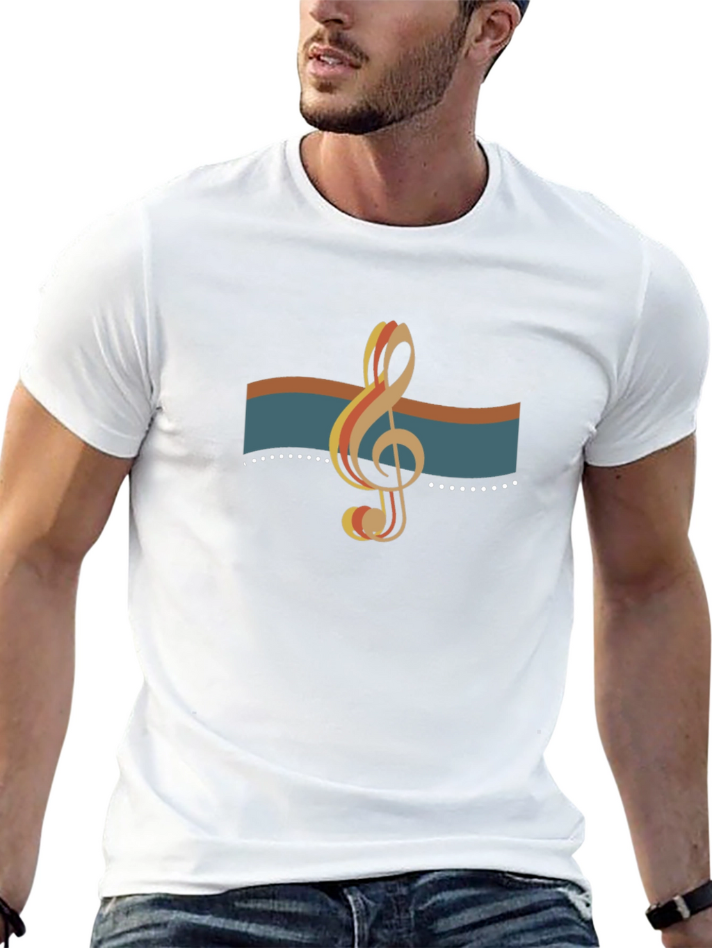 Treble Clef Graphic Tee - Stylish Music Lover Shirt