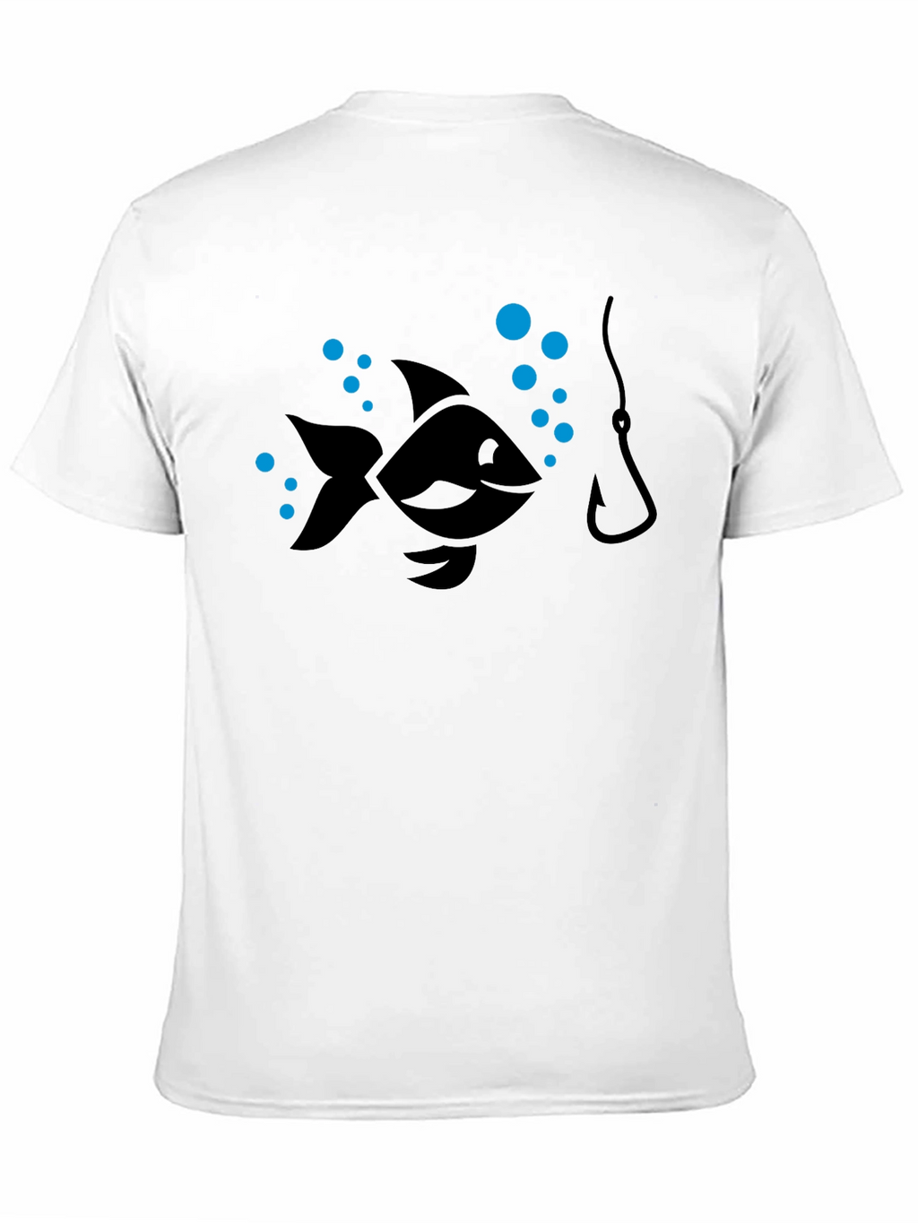 Fishing T-Shirt - Cartoon Fish Hook Design