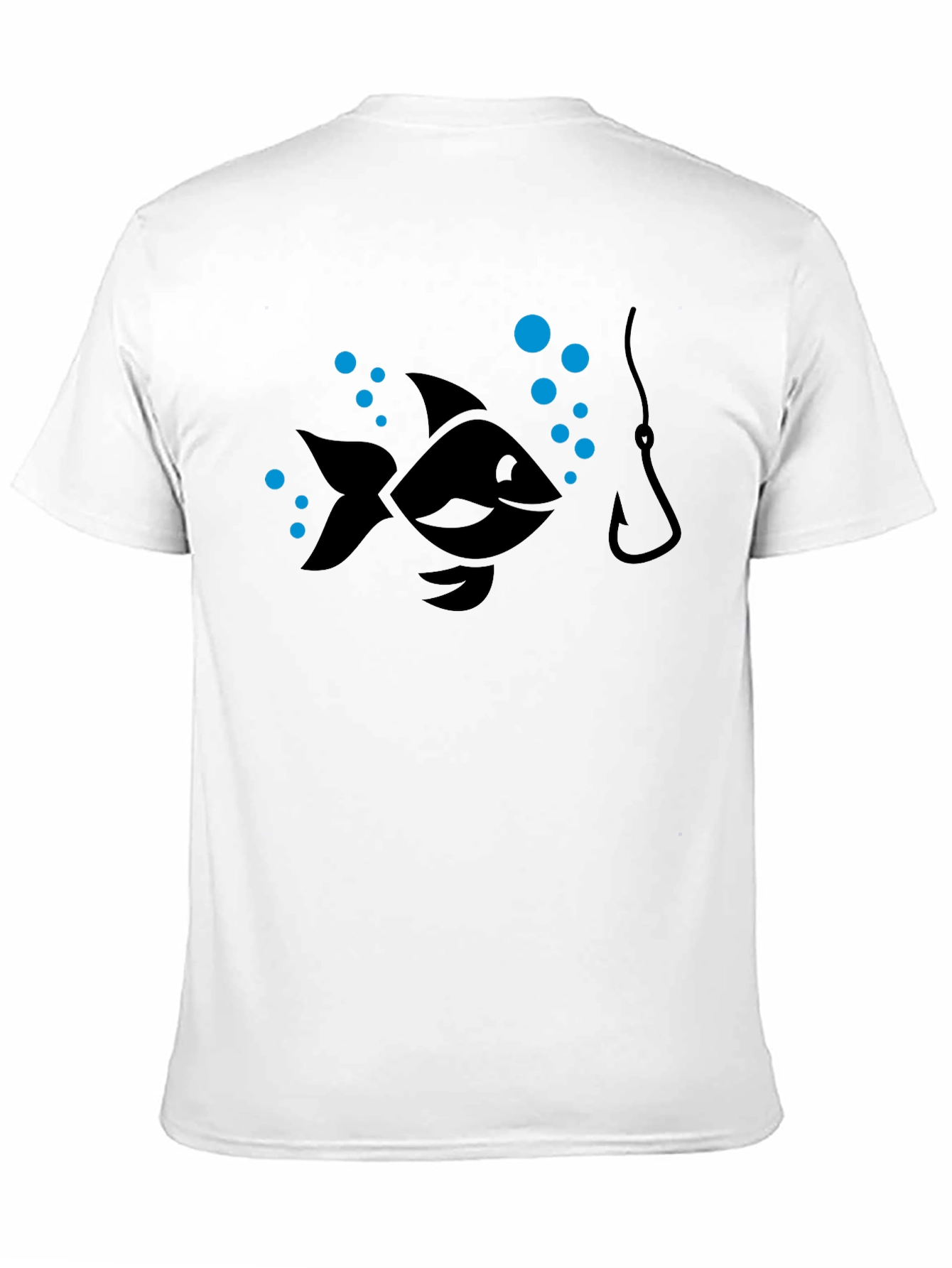 Fishing T-Shirt - Cartoon Fish Hook Design