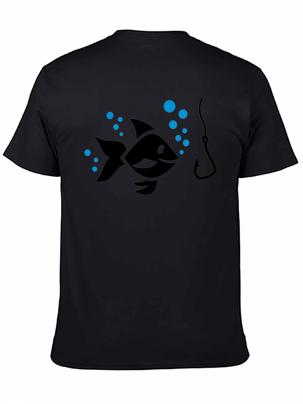 Fishing T-Shirt - Cartoon Fish Hook Design