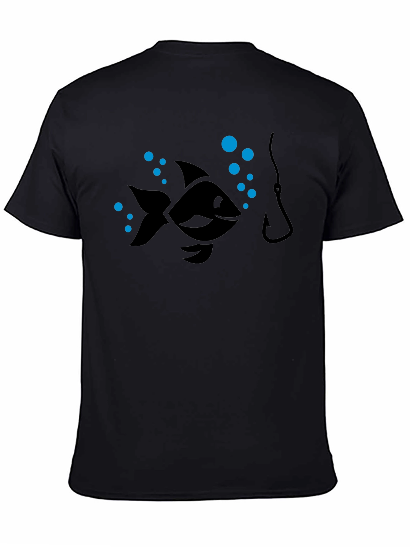 Fishing T-Shirt - Cartoon Fish Hook Design