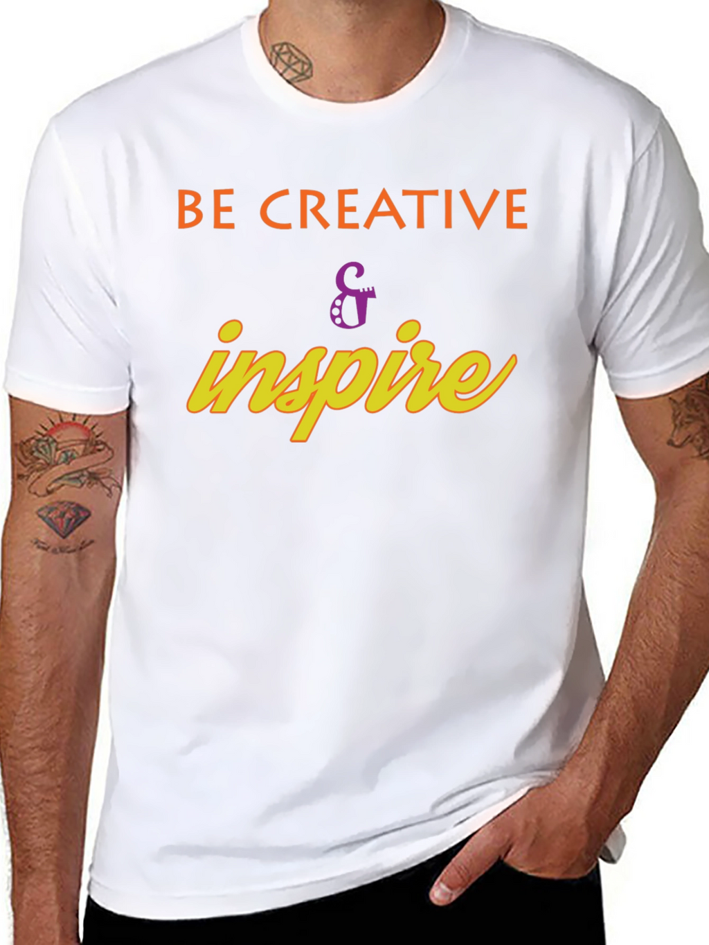 Be Creative & Inspire Graphic T-Shirt