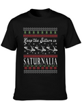 Keep the Saturn in Saturnalia Holiday Tee