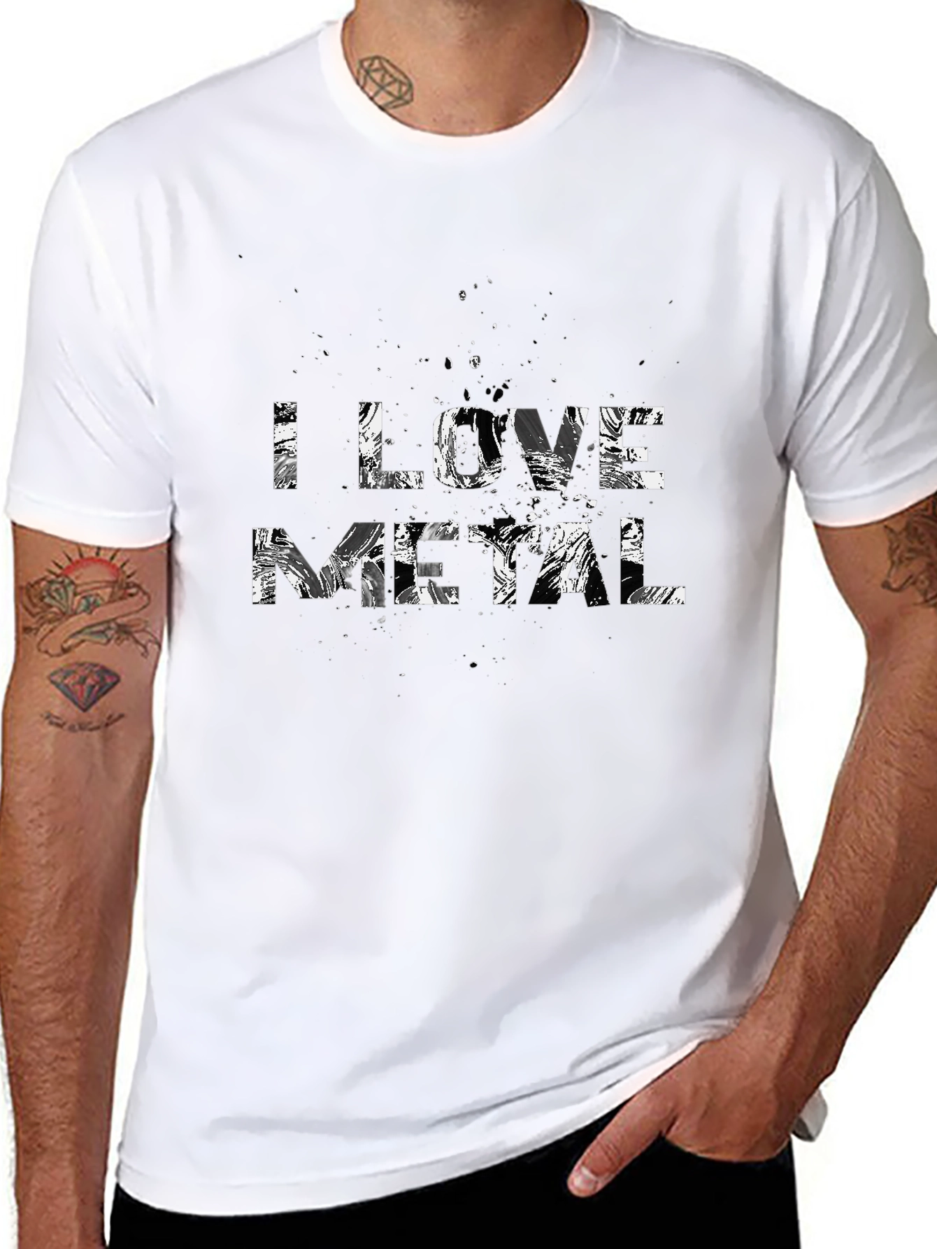I Love Metal Graphic Tee