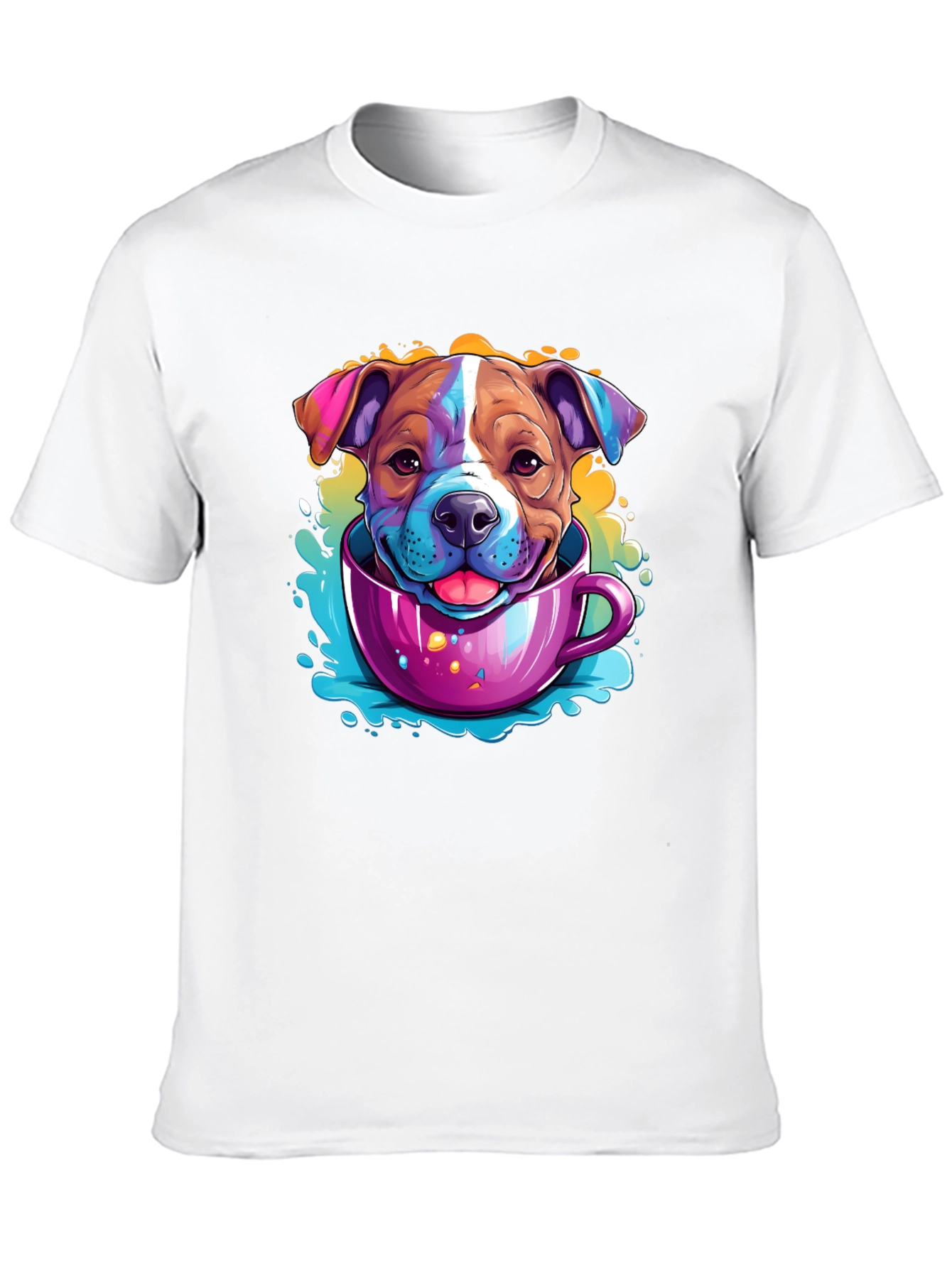 Dog in a Cup Graphic T-Shirt