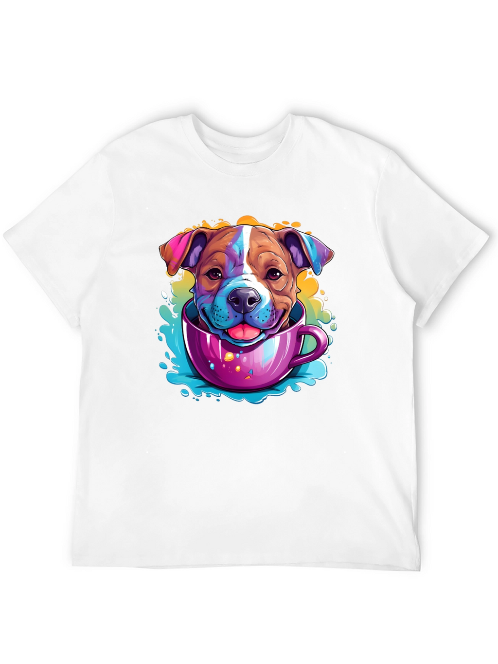 Dog in a Cup Graphic T-Shirt
