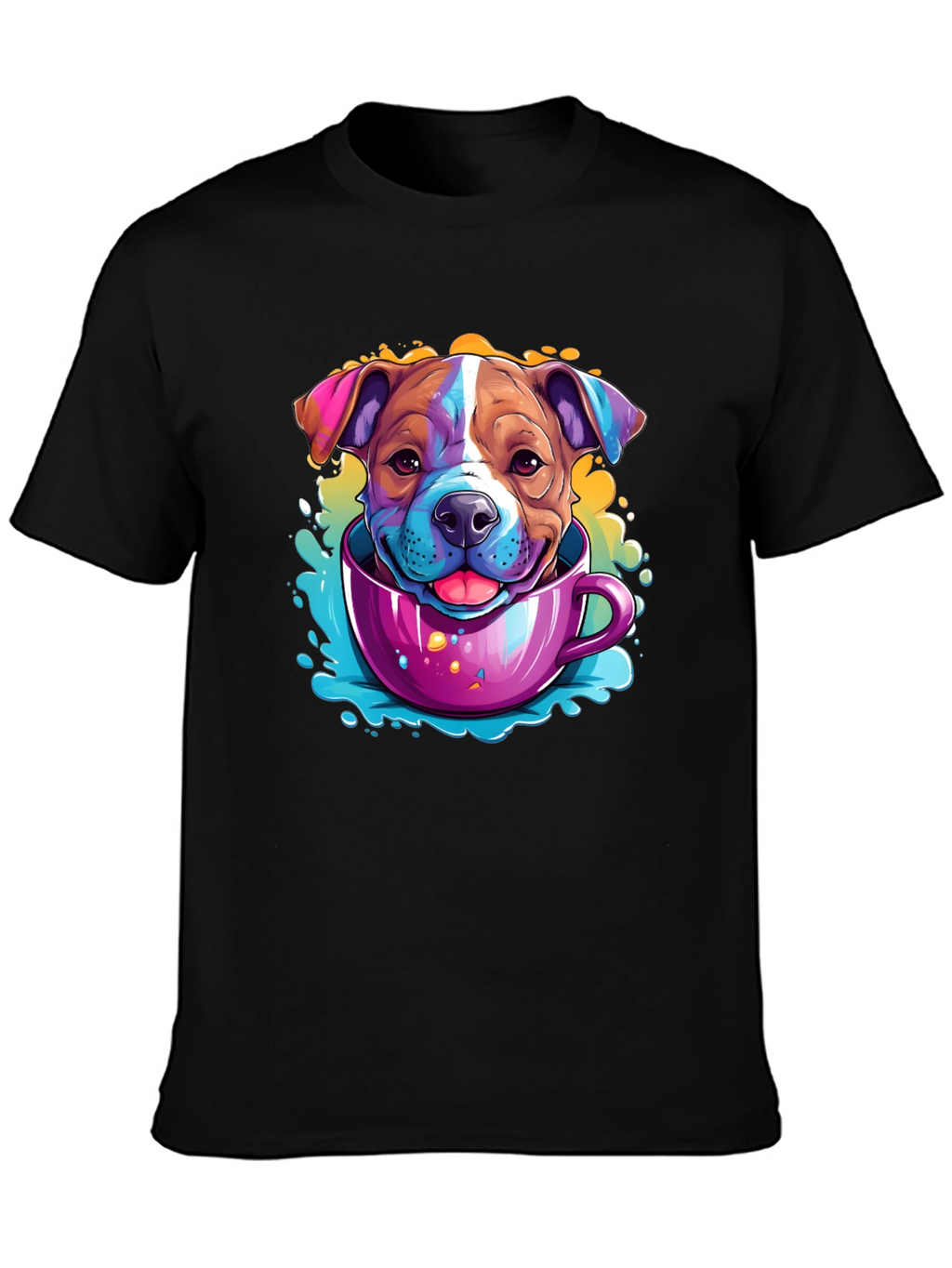 Dog in a Cup Graphic T-Shirt