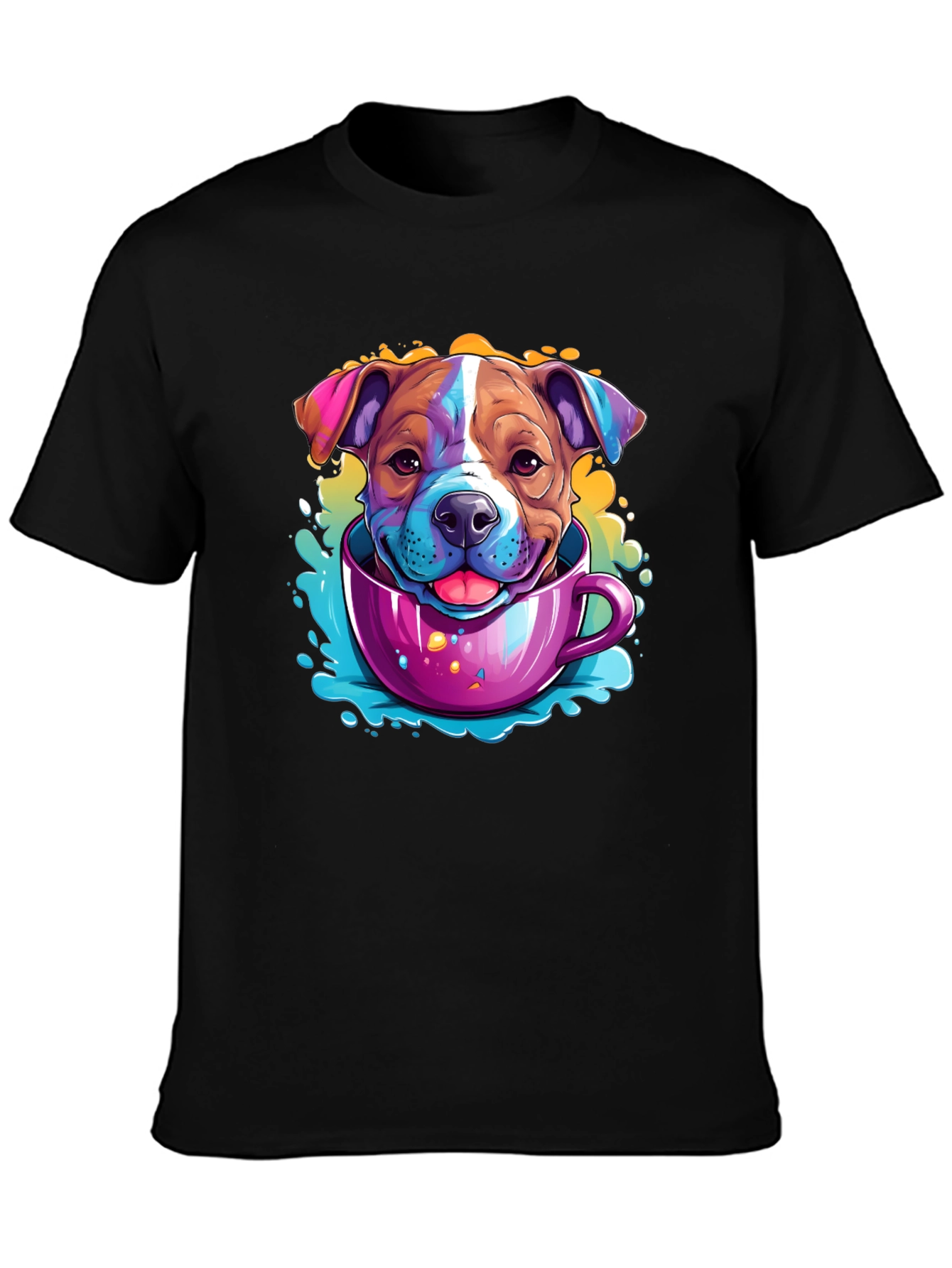 Dog in a Cup Graphic T-Shirt