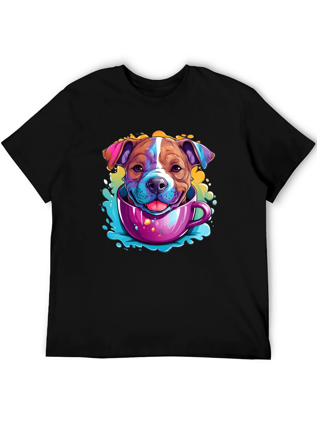 Dog in a Cup Graphic T-Shirt
