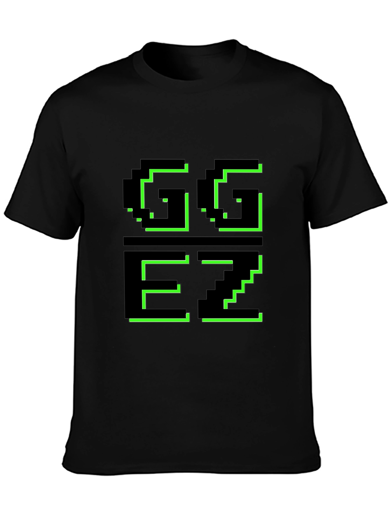 GG EZ Pixel Art T-Shirt - Gamer Style