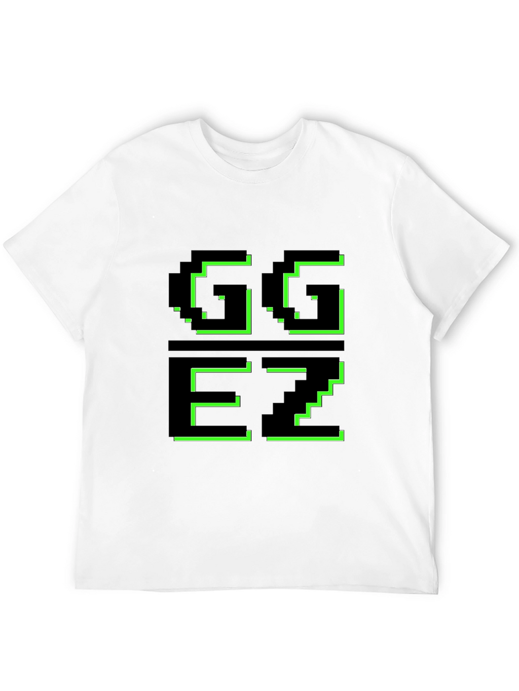 GG EZ Pixel Art T-Shirt - Gamer Style