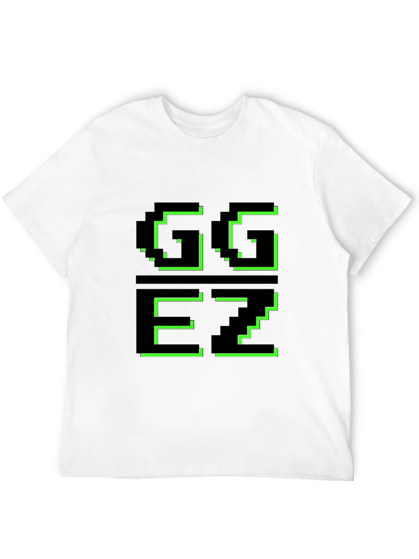 GG EZ Pixel Art T-Shirt - Gamer Style