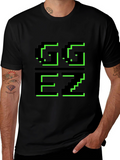 GG EZ Pixel Art T-Shirt - Gamer Style