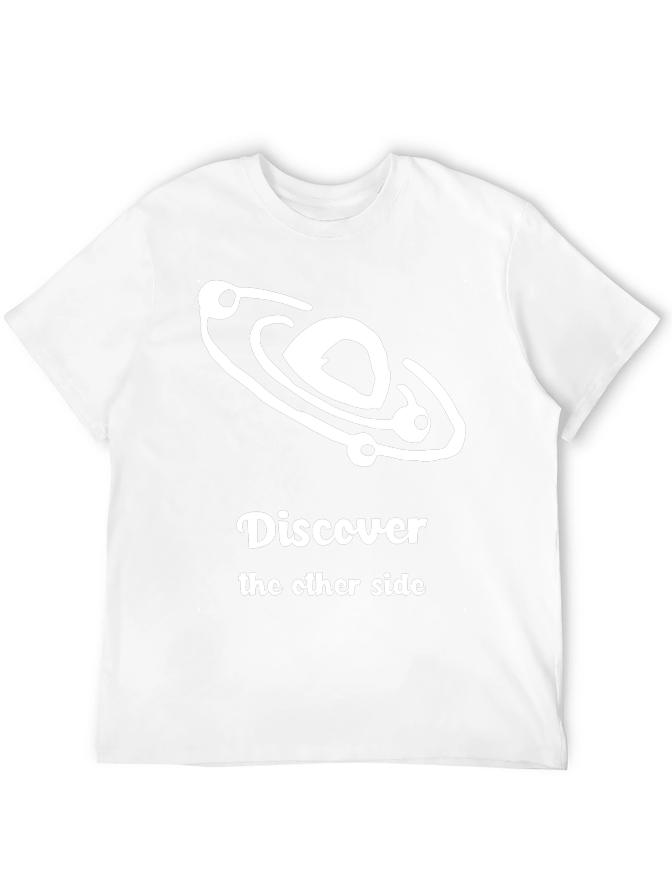 Discover Graphic Tee - Black Cotton T-Shirt