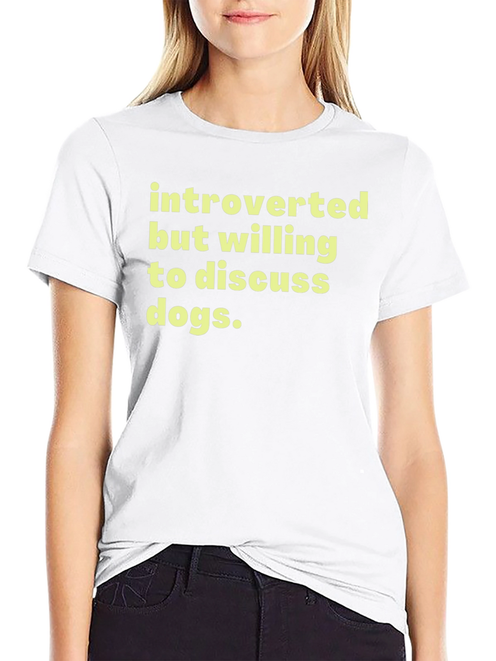 Introverted Dog Lover T-Shirt - Soft Cotton Tee