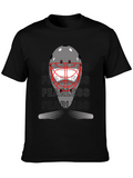 Fearless Hockey Mask Graphic Tee - Black