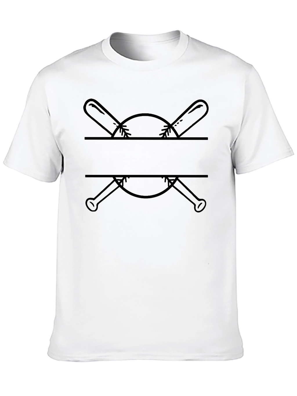Baseball Bats & Ball Graphic T-Shirt