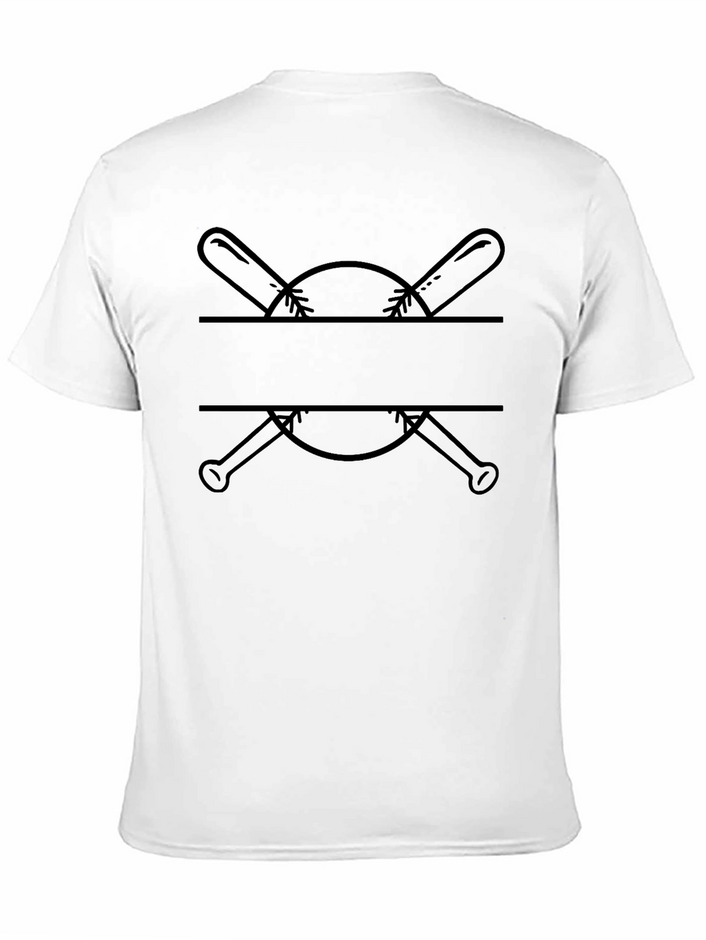 Baseball Bats & Ball Graphic T-Shirt