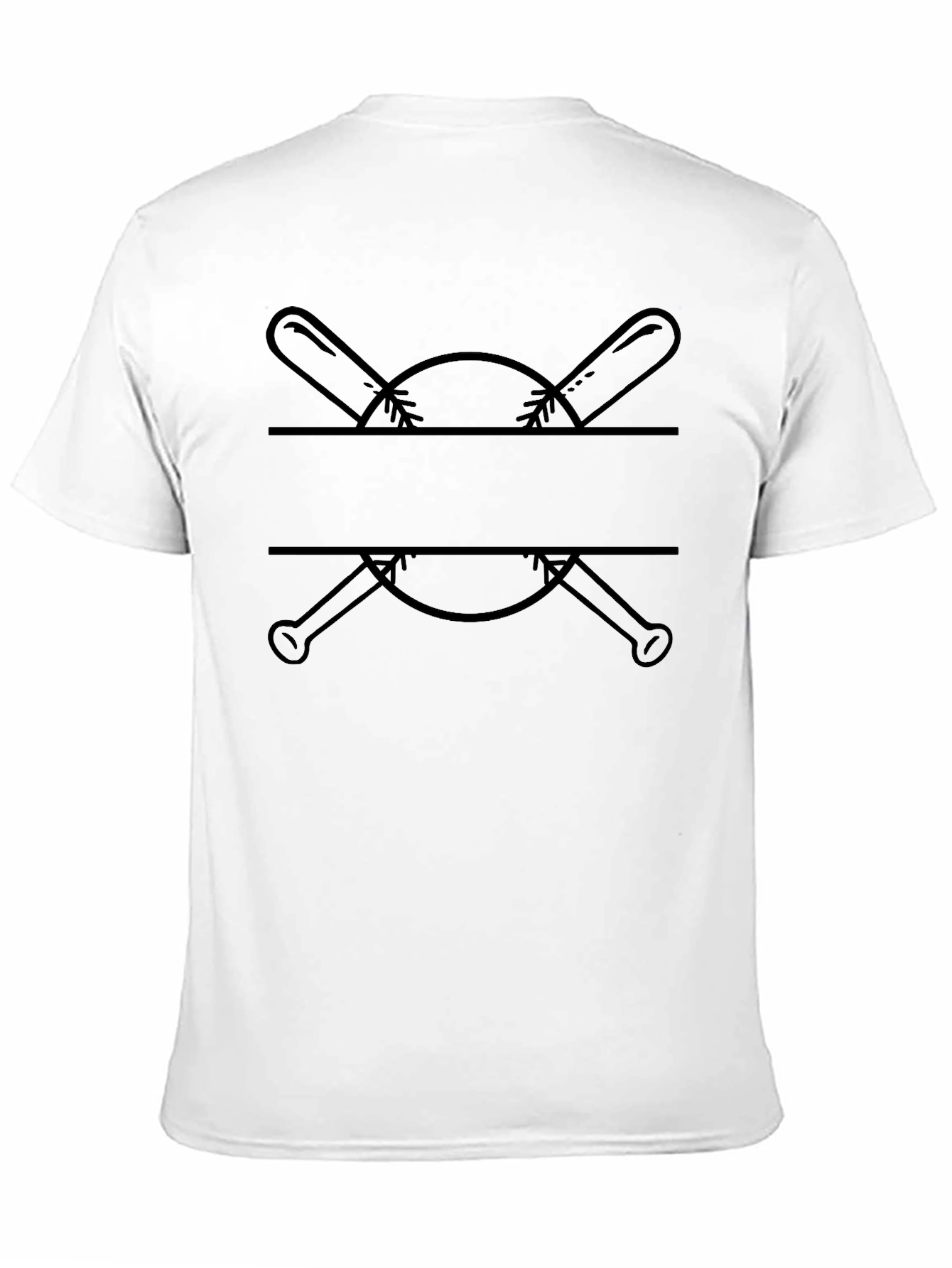 Baseball Bats & Ball Graphic T-Shirt