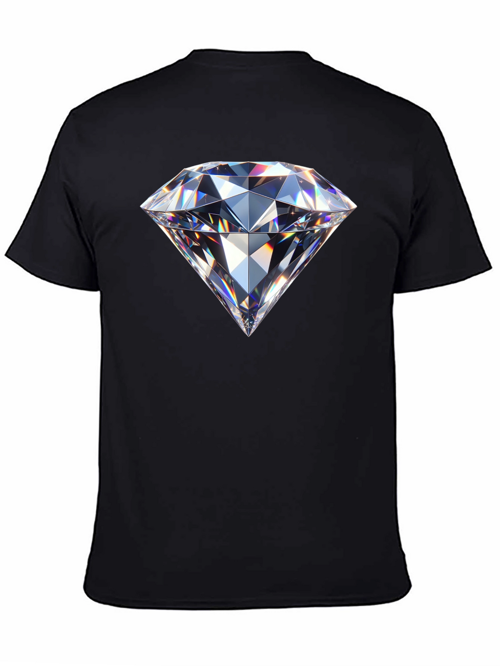 Diamond Graphic Black T-Shirt